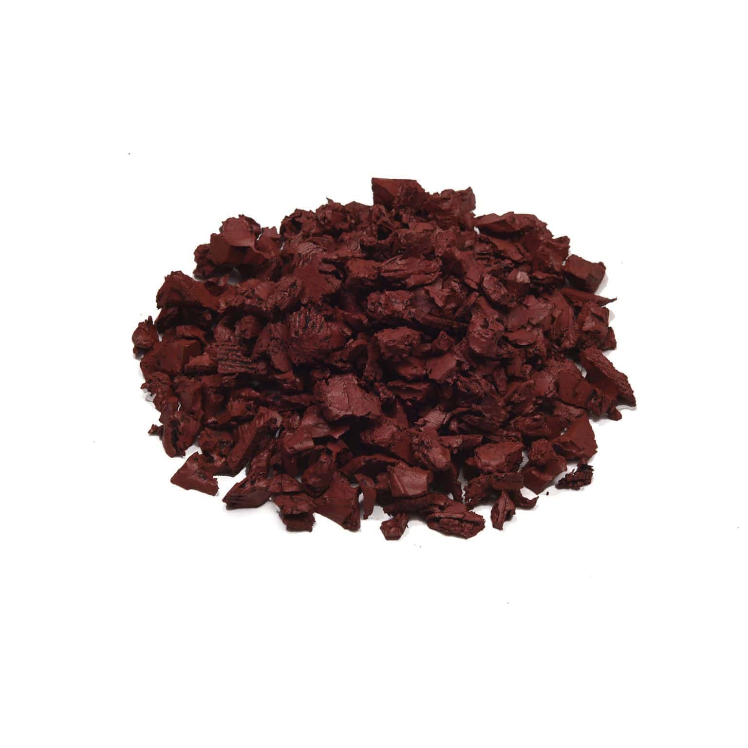 yellow green rubber mulch
