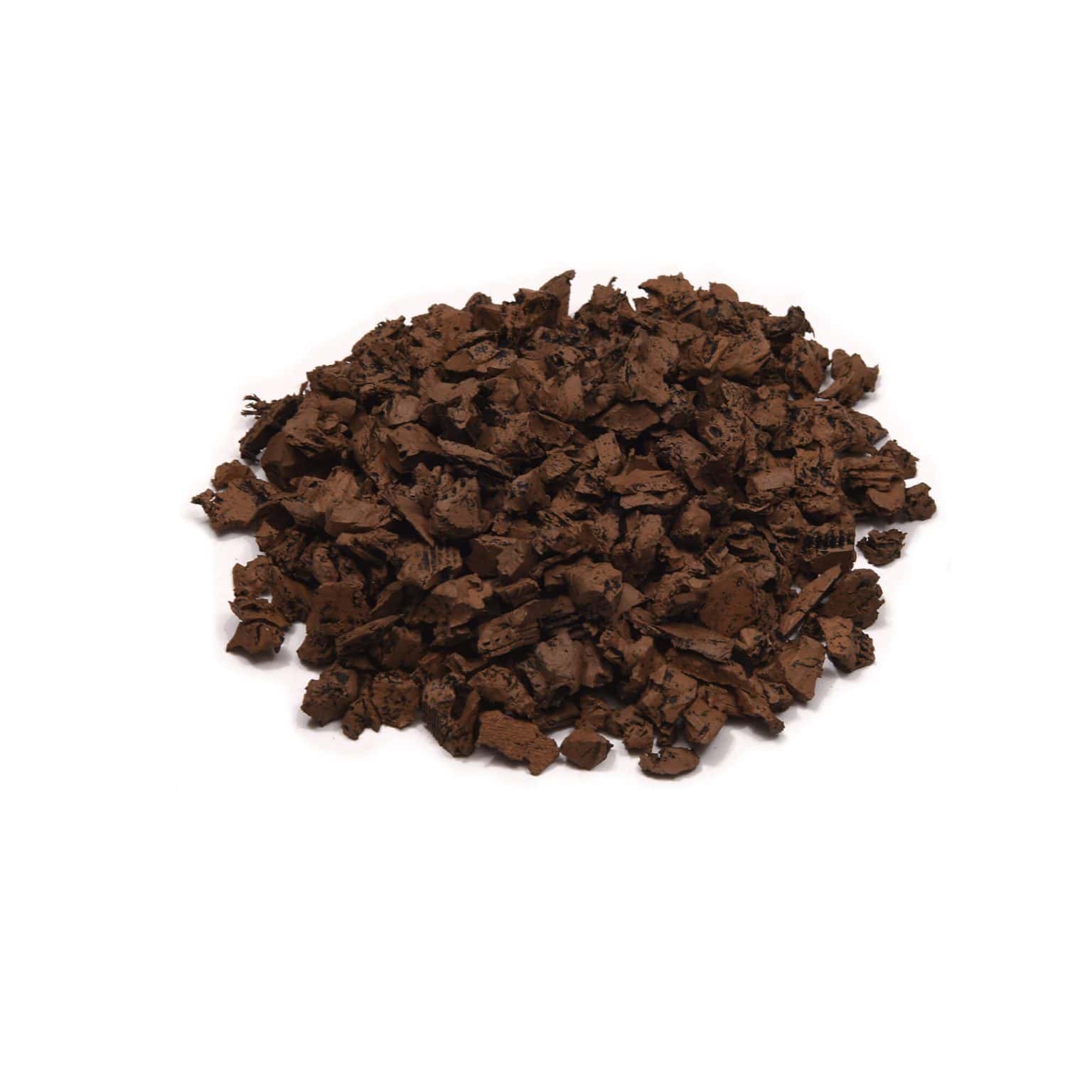 yellow green rubber mulch